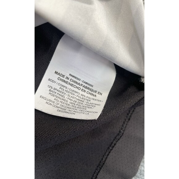 Nike Golf Polo Shirt Mens M Medium Black Gray Striped Tour Performance Dri-fit - Picture 6 of 8